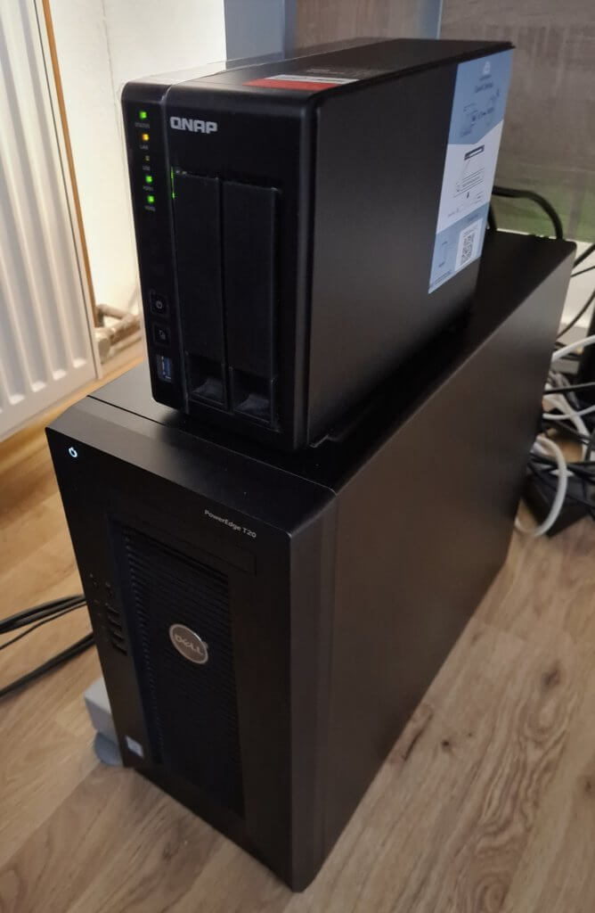 Mein Homelab Aufbau (inkl. Diagramm) 2 Dell T20 & QNAP TS 251+