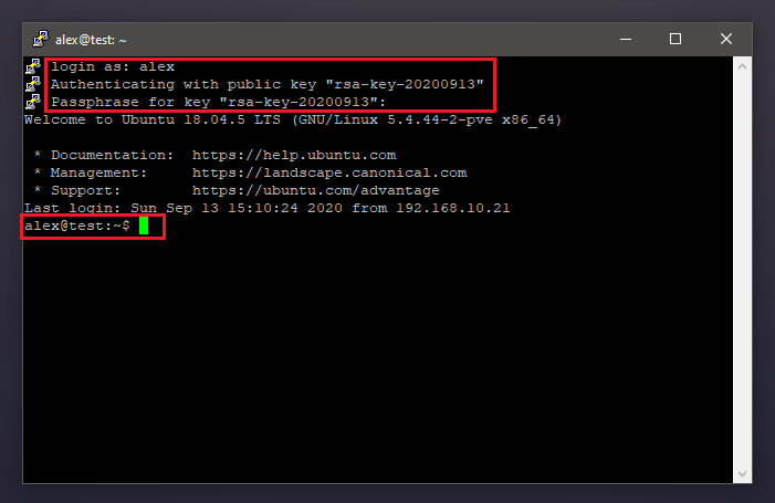 Putty - RSA Authentication